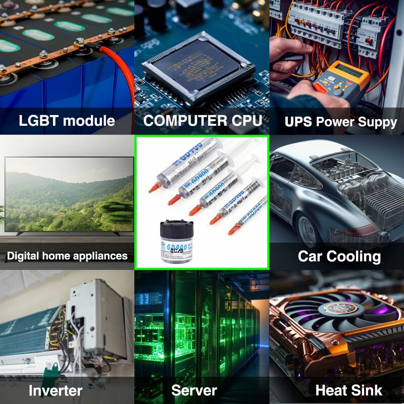 Pasta térmica de silicona para pc/CPU/GPU/LED/VGA, 1g, 7g, 15g, 30g, GD900, GD007, disipador térmico de GD-2, 1 unidad