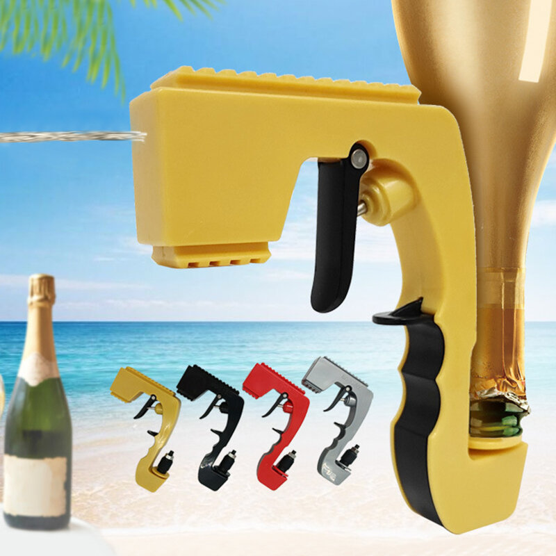 Hot Sale Champagne Wine Sprayer Squirt Gun Bottle Beer Vacuum Stopper Shoot Drinking Ejector For Club Bar Wedding Birthday Party