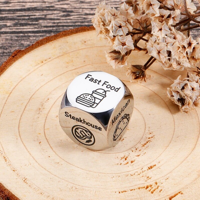 Food Decision Dice Decider For Couple Boyfriend Girlfriend Husband Wife Date Night Dice Gifts For Him Her-A Durable Easy To Use