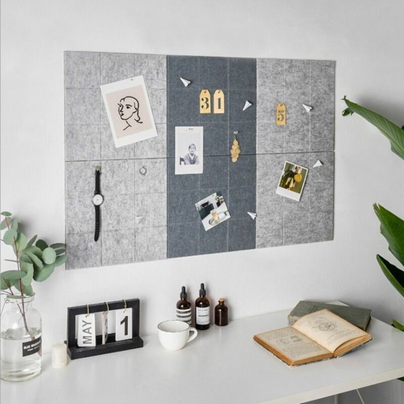 Background Wall Photo Background Board Painting Works Soundproof panel Message Board Message Notice Felt Pin Board Walls