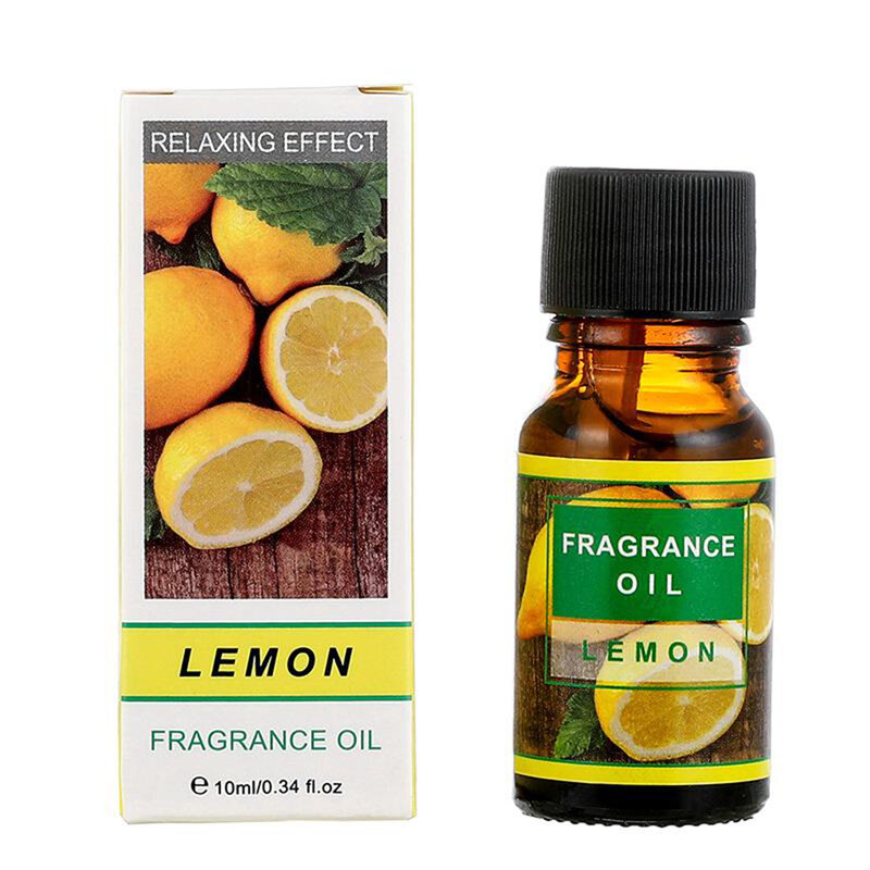 10ml Aromatherapy Oil 1pcs Dropper Lid Aloe Amber Glass Bottle Chamomile Rose Lavender Lemon Mint Jasmine Green Bamboo Rosemary
