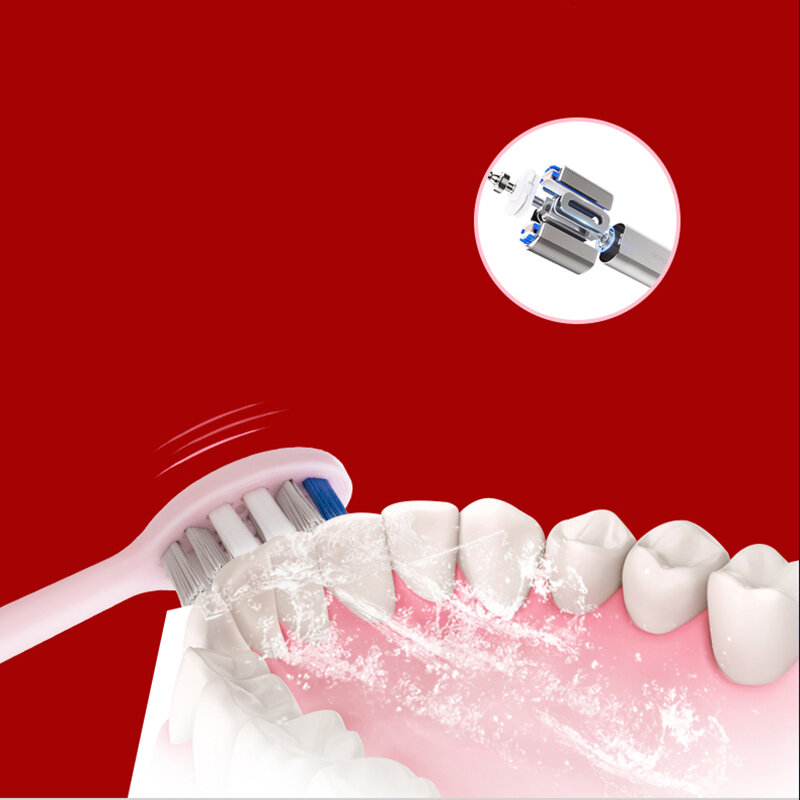 10 pezzi DuPont Health Brush Heads spazzolino elettrico intelligente per Doxo sostituisci Deeping Clean Heads spazzolino dentale sbiancante