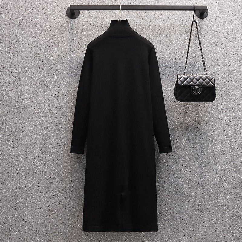 Manteau en laine mince et épais pour femmes, robe décontractée, ensemble 2 pièces, nouvelle édition coréenne, mode automne et hiver 2023