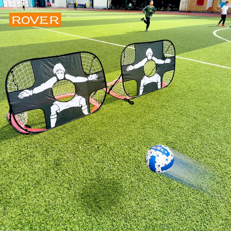 Folding Soccer Goal Portable Training Goal Mini Children's Football Target Net  Indoor Outdoor Movable Training Toy soccer ball