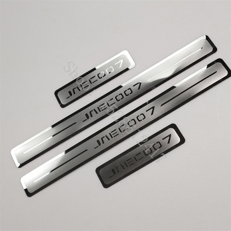 for Chery Jaecoo7 2023 2024 Door Sill Scuff Plate Guard Stainless Steel Kick Pedal Sticker Car Styling Accessories
