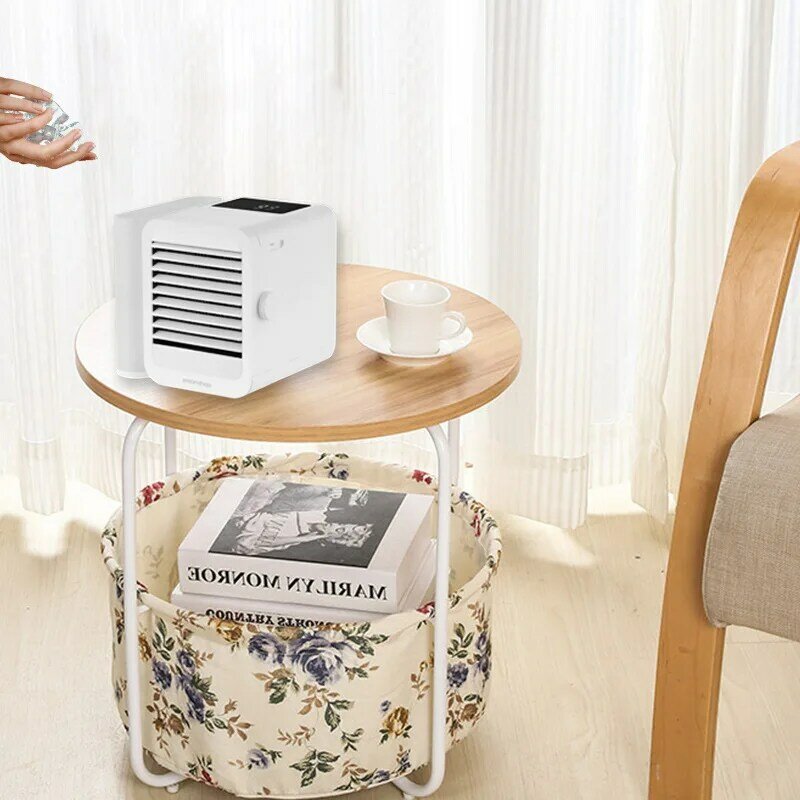 Kipas pendingin udara mini pribadi, kipas pendingin Air meja portabel untuk rumah asrama kantor