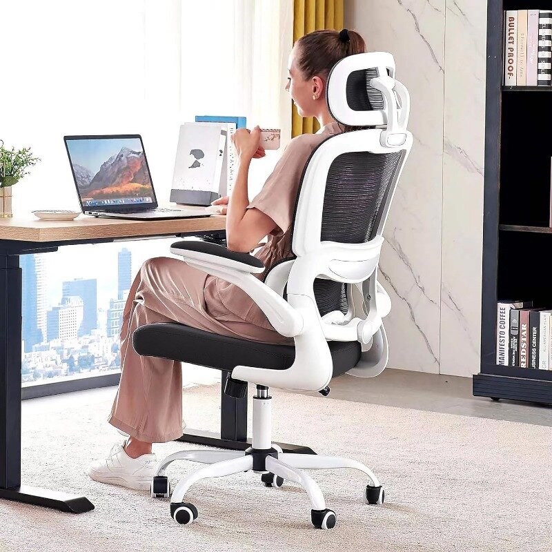 Sillas de escritorio de oficina de malla para el hogar con ruedas, silla cómoda para juegos, 30 libras