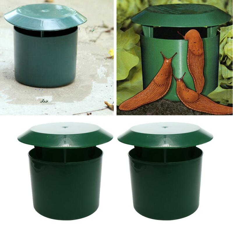 Snail Cage Slug Catcher House Trapper, Green Vegetable Garden Box, Seguro, 2x