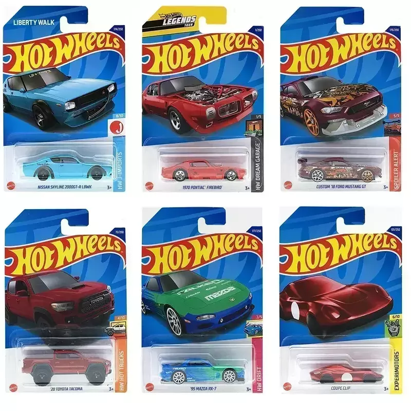 Original Hot Wheels Car Juguetes 1/64 Diecast Model Car Toy Hotwheels Carro Fast and Furious Hot Toys per i regali di compleanno dei ragazzi
