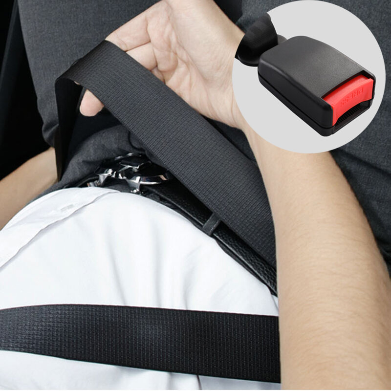 Auto Seat Belt Extender Veiligheid Gordel Extender Auto D Type Met Veiligheid Gesp 21-22Mm Veiligheidsgordel Voor Zwangere vrouw Dikke Mensen