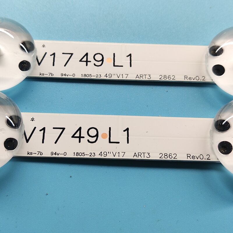 New Kit 1020mm LED strip For LG 49UJ670V 49UV340C 49UJ6565 V17 49 R1 L1 ART3 2862 2863 6916L-2862A 6916L-2863A tv parts