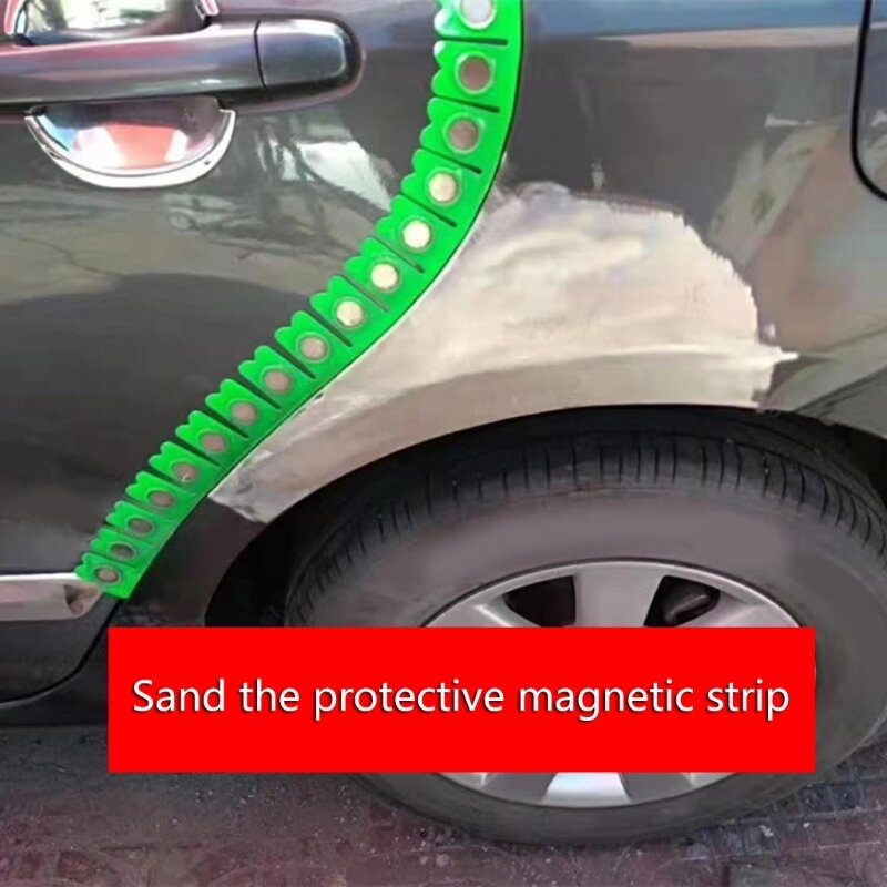 Tira protectora magnética 652F, 55cm, abrillantado para coche, Protector curvo borde rango fijo