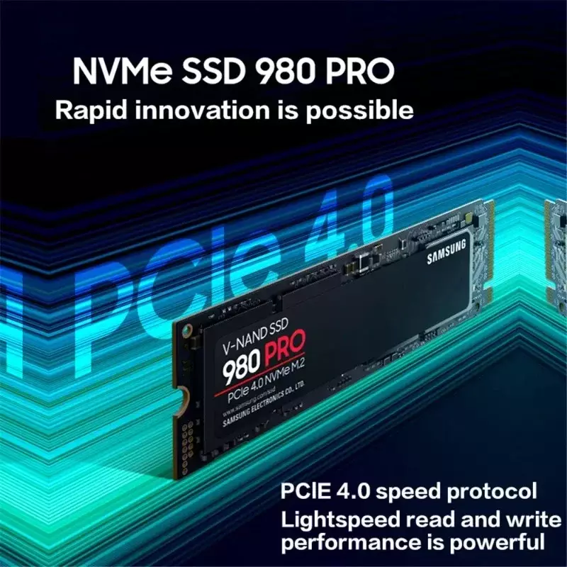 2024 nuovo 980PRO SSD 8TB 4TB 2TB 1TB NVMe PCIe Gen 4.0x4 M.2 2280 unità a stato solido interna per PC da gioco Desktop portatile PS5