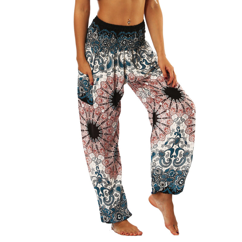 Hippie Harem Pants For Women, Women's  Modal Cotton Soft Bloomer,Sports Dance Jogger Pants With Pocket