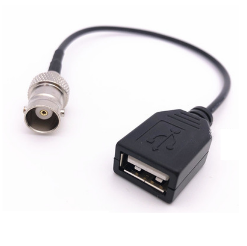 Cable de datos BNC/SMA macho y hembra a ordenador, conector USB hembra, RG174, cable de extensión de baja pérdida