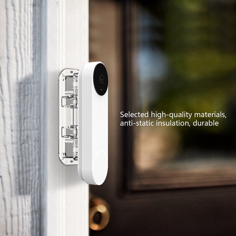 Doorbell Horizontal Mount Replacement Smart Video Doorbell Bracket Left Right 45 Degree For Google 2021