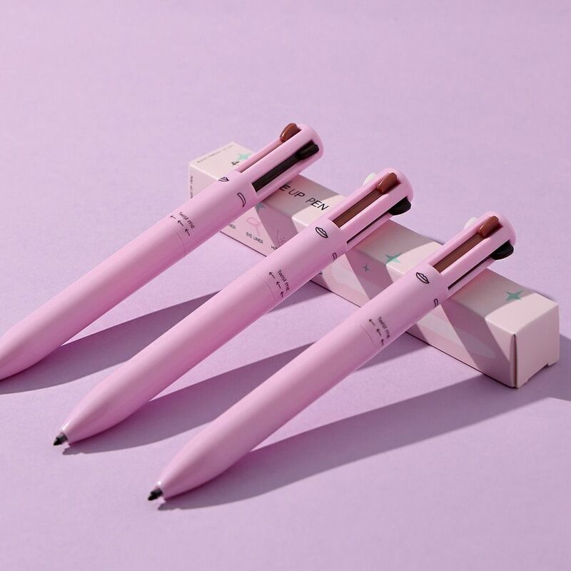 Make-up 4 in 1 Eyeliner neue Multi-Effekt Beauty & Health Augenbrauen verstärker langlebige Kosmetik liegend Seidenraupen Stift Frauen