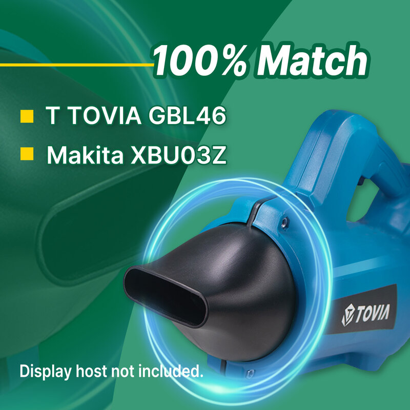 Короткая насадка для воздуходувки T TOVIA, подходит для воздуходувки T TOVIA/Makita, с искусственными листьями, подходит для домашнего и автомобильного использования