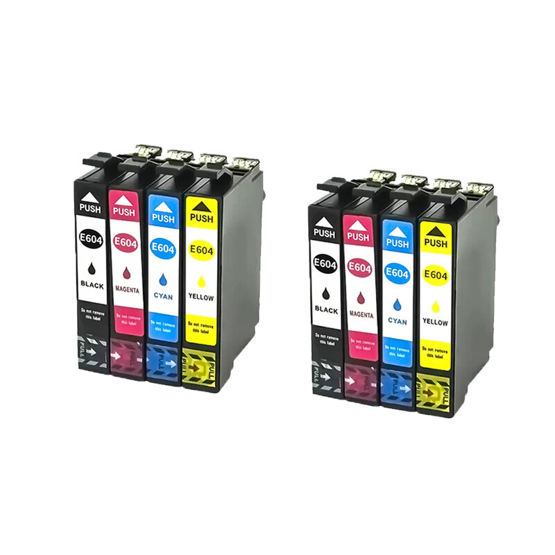 Cartucho de tinta de inyección de tinta, Compatible con Epson XP-2200/XP-2205/XP-3200/ XP-3205/XP-4200, 604XL, T604XL, T604 XL, 604