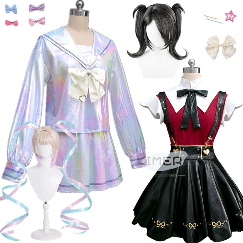 Needy Girl Overdose/Needy Streamer Overload Ame KAngel Carnival Party Clothes Laser JK Sailor Suit Halloween Cosplay Costume