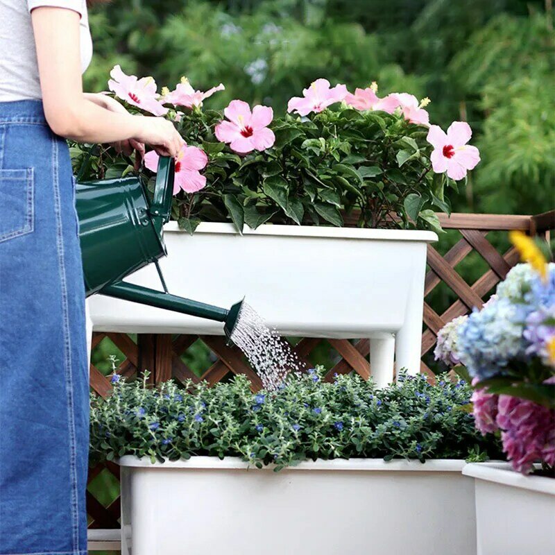 ดอกไม้กระถางผัก Hidroponic ระบบระเบียงแนวตั้งชาวไร่กลางแจ้งที่ใช้ในครัวเรือนกระถางต้นไม้ขนาดเล็ก Greenhouse Garden