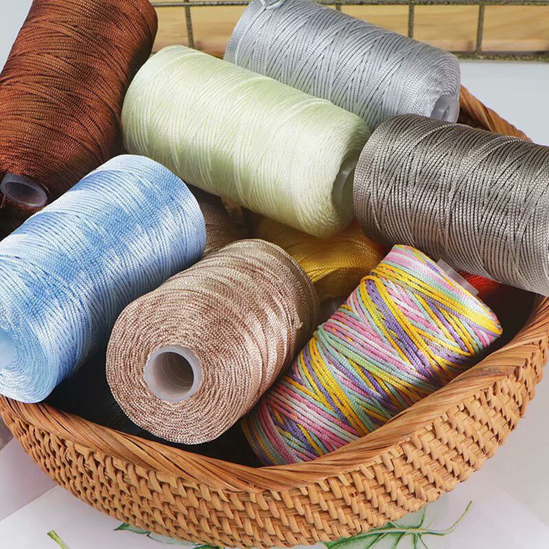 1 Roll Summer Crochet Yarn Hand Braided Thread Sewing Thread Household Supplies Handmade DIY For Hand Knitting Cap Shoes