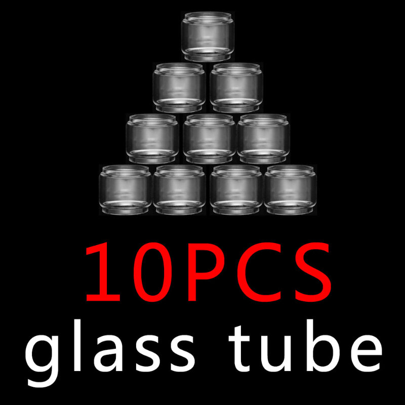 10 pçs yuhetec bolha tubo de vidro para zeus rta 4ml/zeus dupla rta 4ml/zeus x 2ml/zeus sub ohm tanque 3.5ml