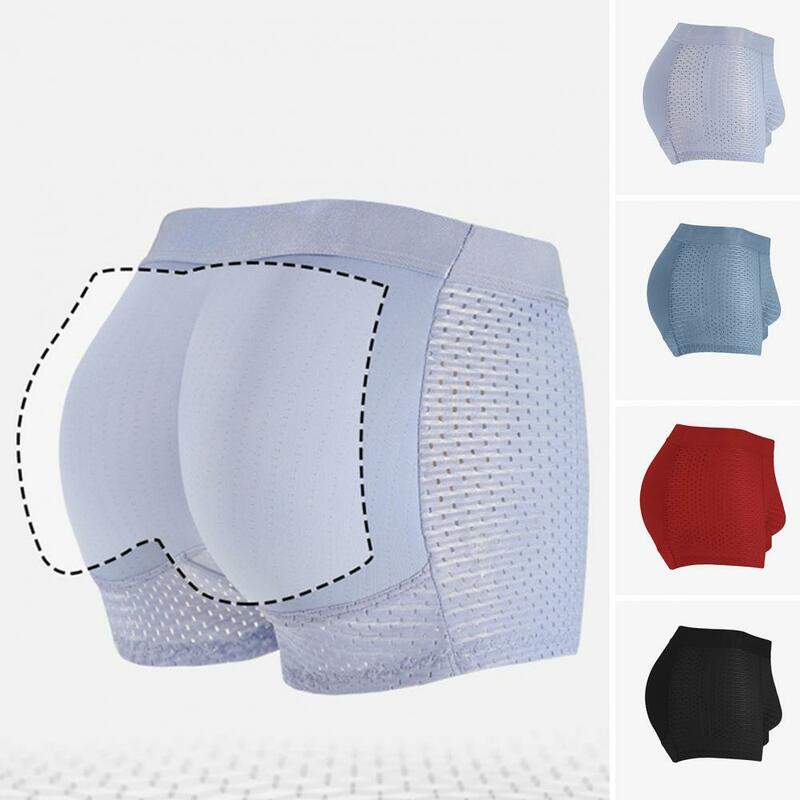 Men Hip Butt Lifter Enhancer Briefs Padded Boxer U Convex Pouch Underwear Shapewear Underpants For Man