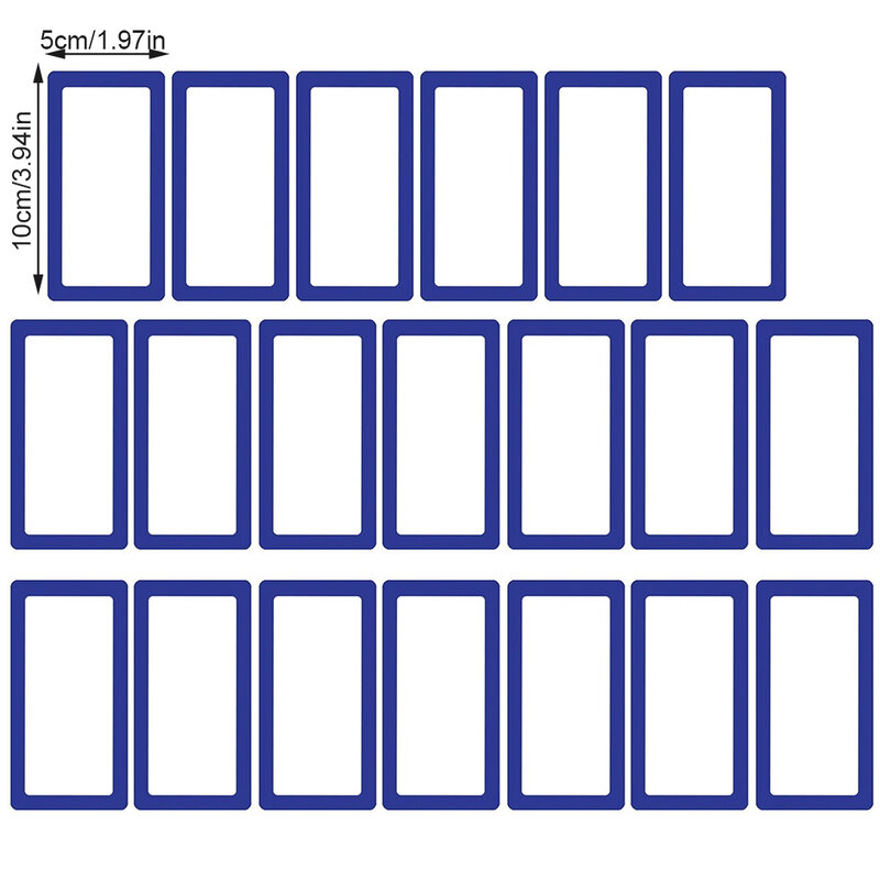 1 Set Magnetische Labels Zelfklevende Tagboard Lichtgewicht Tegel Sterke Adsorptie High Definition Printplank Type 3