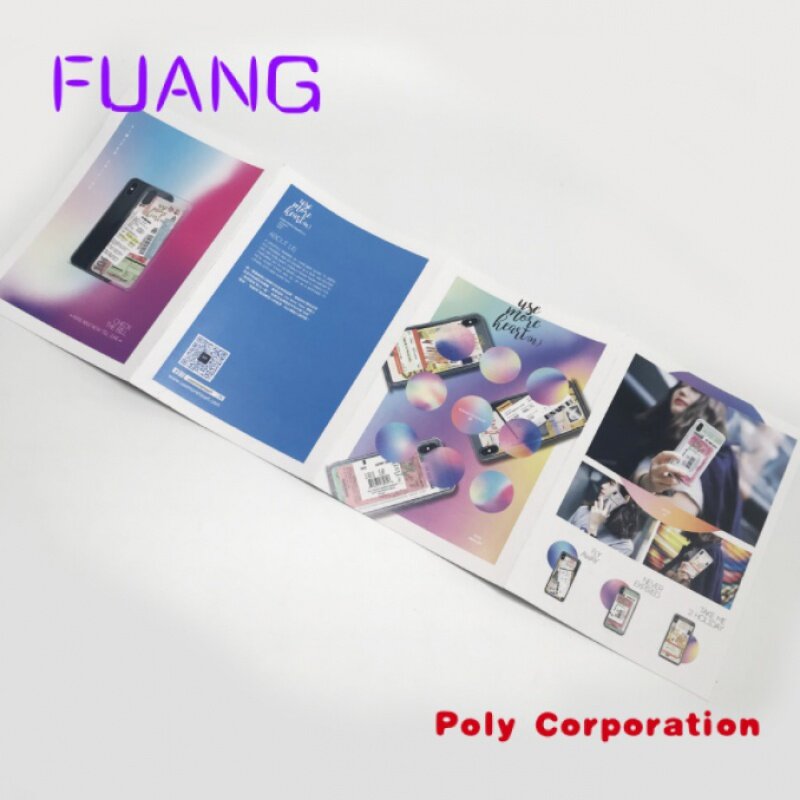 Custom  Low Price 2023 Printed Promotion Flyer Leaflet Booklet Printing Cheap brochure folded trifold leaflet printing