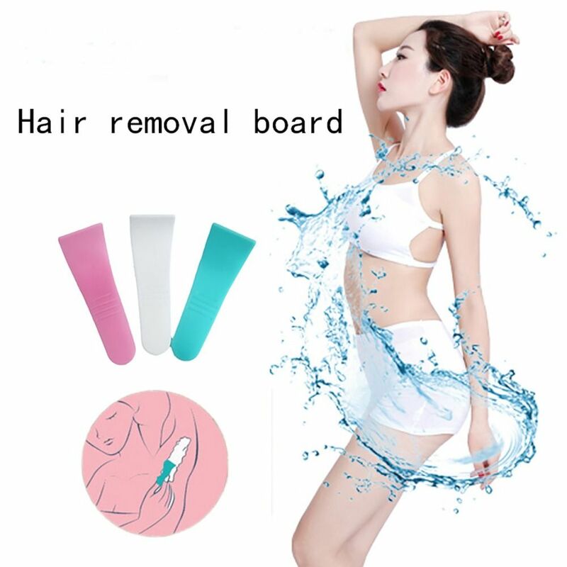 Bezpieczny skrobak do usuwania włosów wygodny pielęgnacji ciała narzędzie PP bezbolesny depilator biały niebieski różowe włosy do usuwania urody