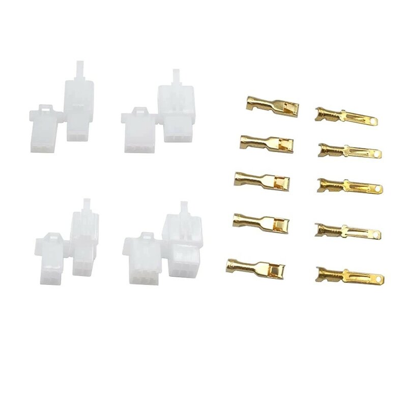 380pcs 2.8mm 2P 3P 4P 5P 6P Pin Automotive Electrical Wire Connectors Male Female Cable Terminal Connector for Motorcycle Car