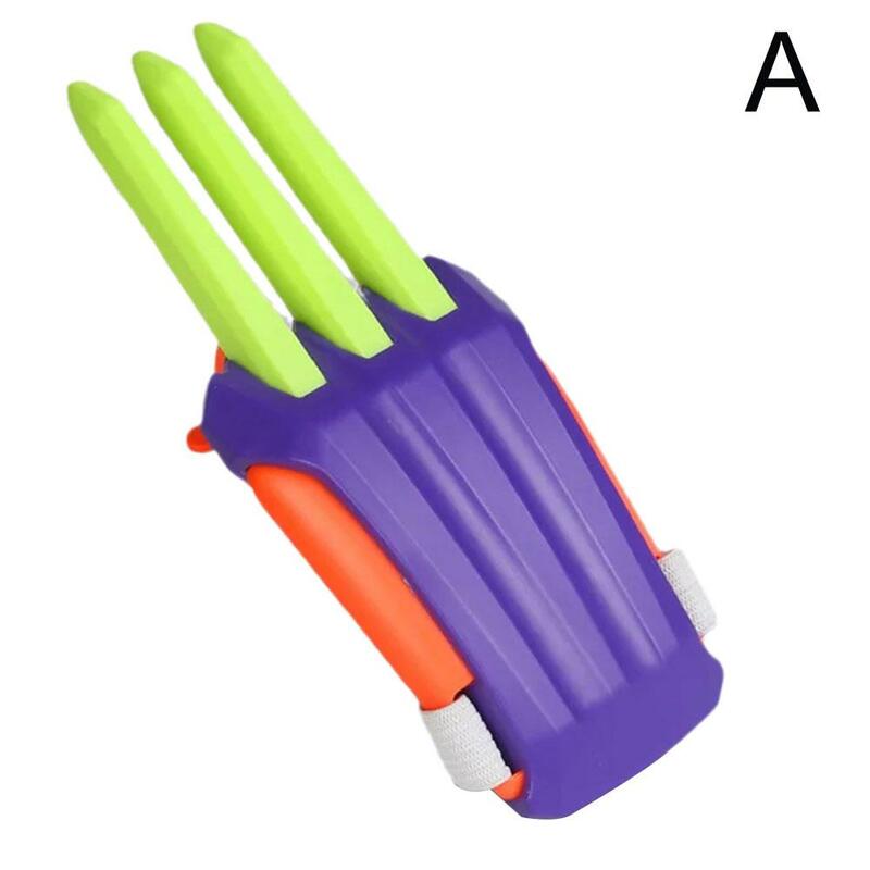 adish Wolf Claw Retractable Gravity Decompression Creative Toy Knife Gravity Plastic 3D Carrot Push Printing A2E4