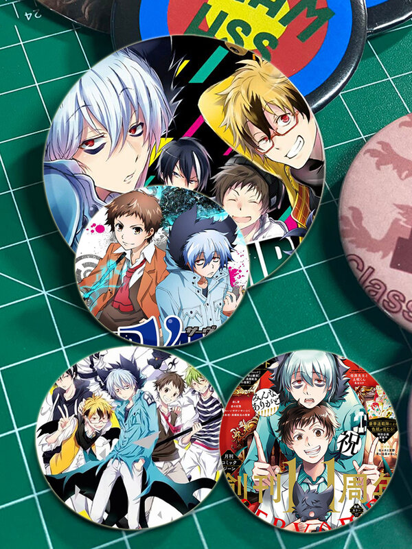 32/44/58mm Anime Servamp Soft Button Pin Hat Decor Lapel Pin Funny Cute Fashion Clothes Jewelry Gift for Friends