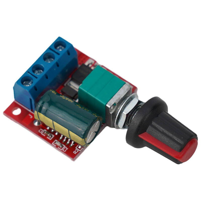 Safe and Reliable 12V DC Motor Speed Controller Module with Overcurrent Protection and PWM Frequency Adjustment