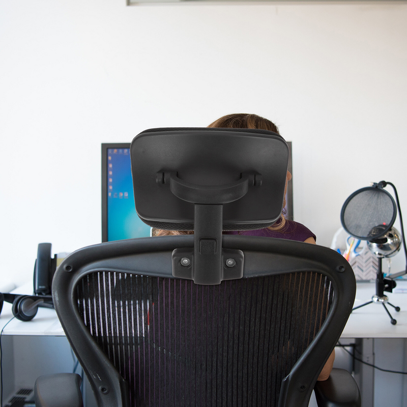 Bantal kepala kursi plastik, sandaran kepala kursi game komputer Bar Retrofit dapat disesuaikan