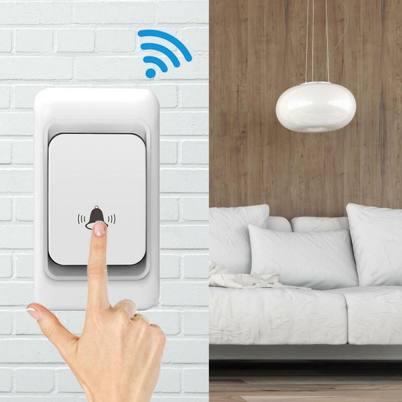 Intelligent Home Welcome Doorbell USB Powered Wireless Doorbell Waterproof 38 Rings Smart Door Bell Chime New Foldable Doorbell