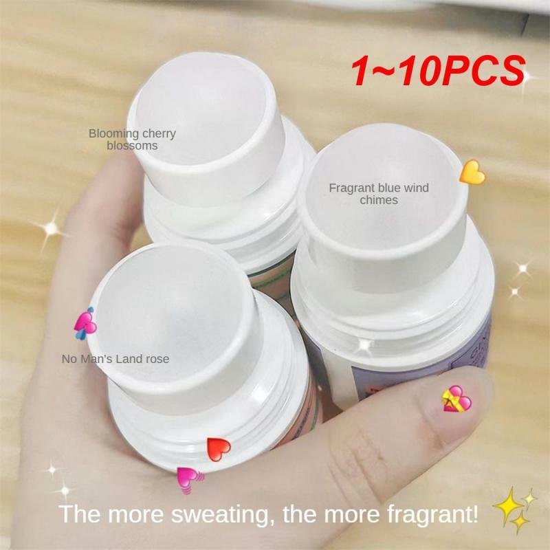 1~10PCS Antibacterial Various Skin Types Effective Soft And Skin Friendly Convenient Antibacterial Roll-on Sweat Control