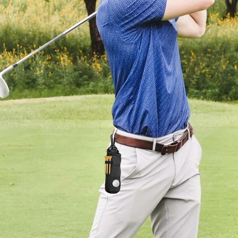 Mini Golf Ball Tasche Halter Clip elastische Golf T-Shirts Aufbewahrung tasche Golfball Träger Tasche hängen an Taille Golf Gürtel Golfer Lieferungen