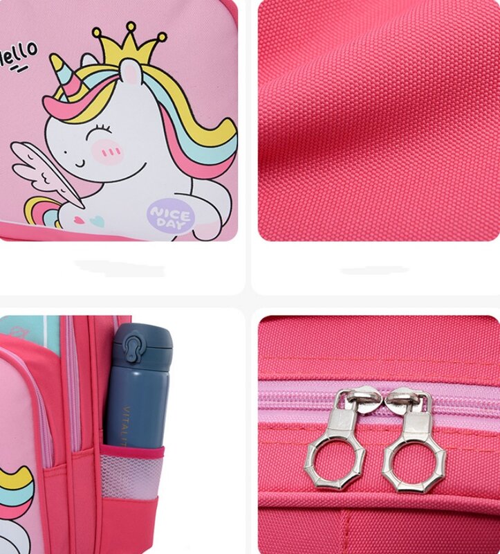 Saco de criança personalizado, pequena classe lanche saco, nova mochila dos desenhos animados para meninos e meninas, mochila ao ar livre
