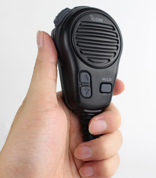 MIC-304 Hand Microfone, Walkie Talkie, Alto-falante para barco, Compatível para Icom