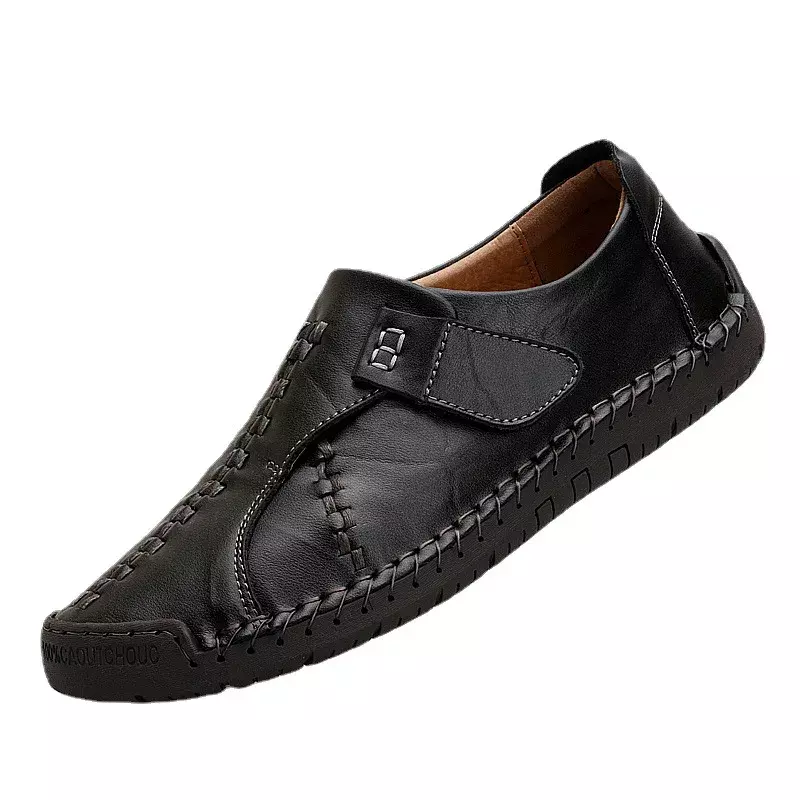 Rindsleder schuhe für Männer Business Freizeit schuhe Leichte Slipper mit weichem Boden und flachem Schuh Slip auf männlichem Schuhwerk