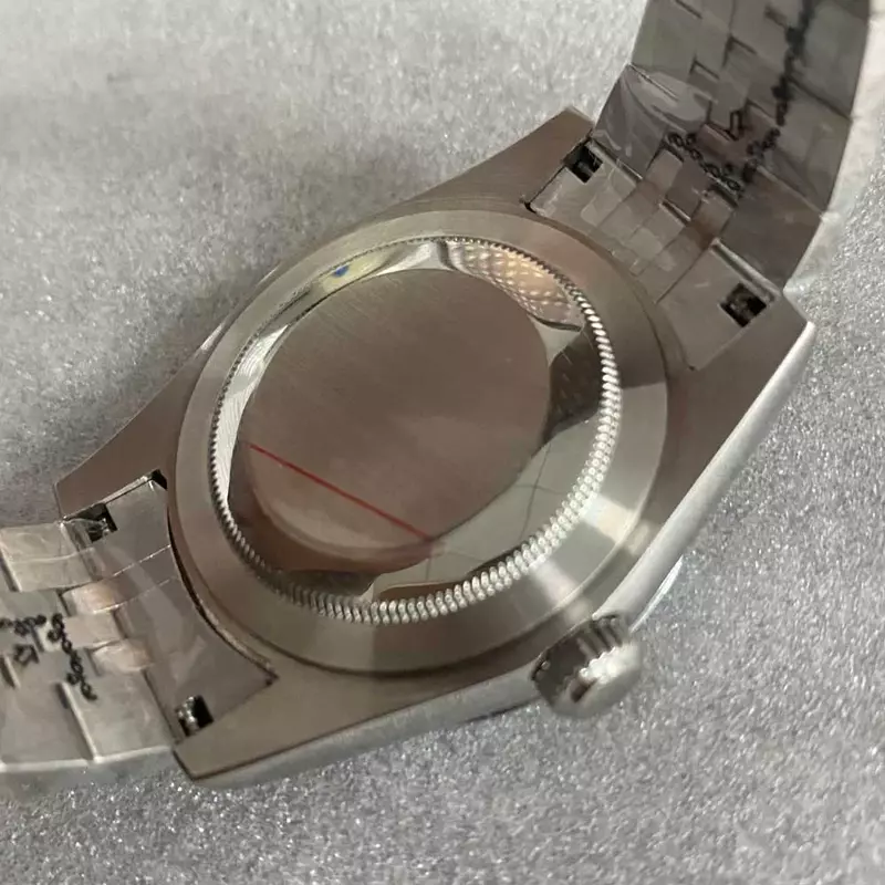 Akcesoria do zegarków 39mm Oyster Perpetual/Dog Tooth Ring Szafirowe szkło Koperta zegarka ze stali nierdzewnej + Możliwość dostosowania mechanizmu NH35/36