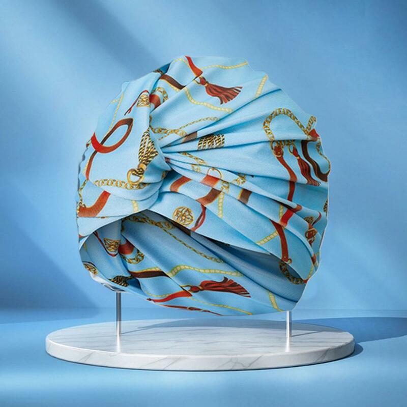 Schwimmbad Hut nützliche bequeme Polyester geknotete Design Frauen Schwimmbad Mütze Hut für den Sommer