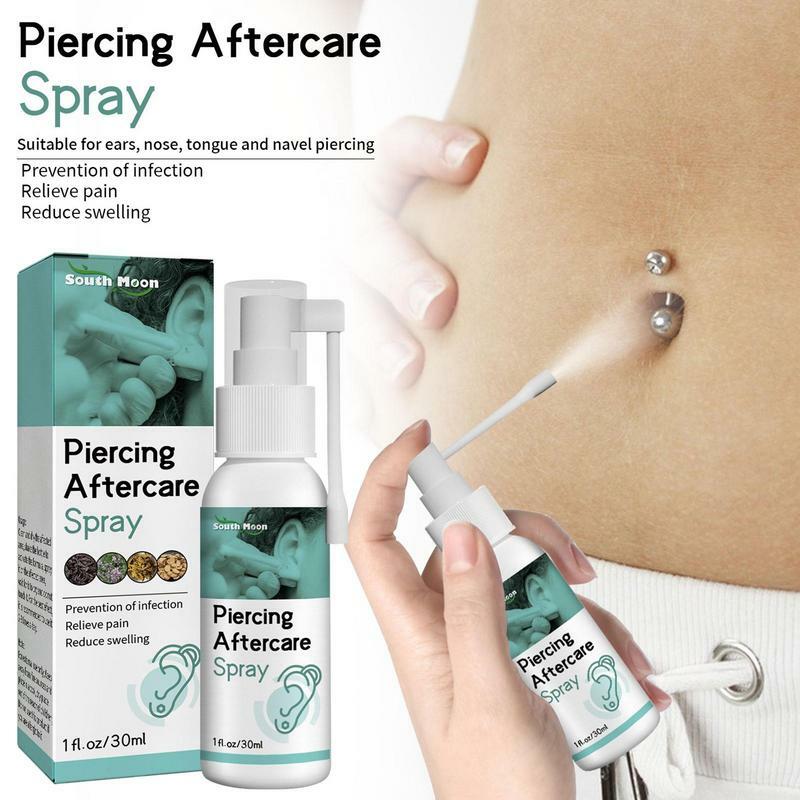 Piercing Nachsorge Spray effektive Ohrring Reinigungs lösung Reinigungs mittel zur Reinigung und Linderung von Schwellungen gereizte Haut
