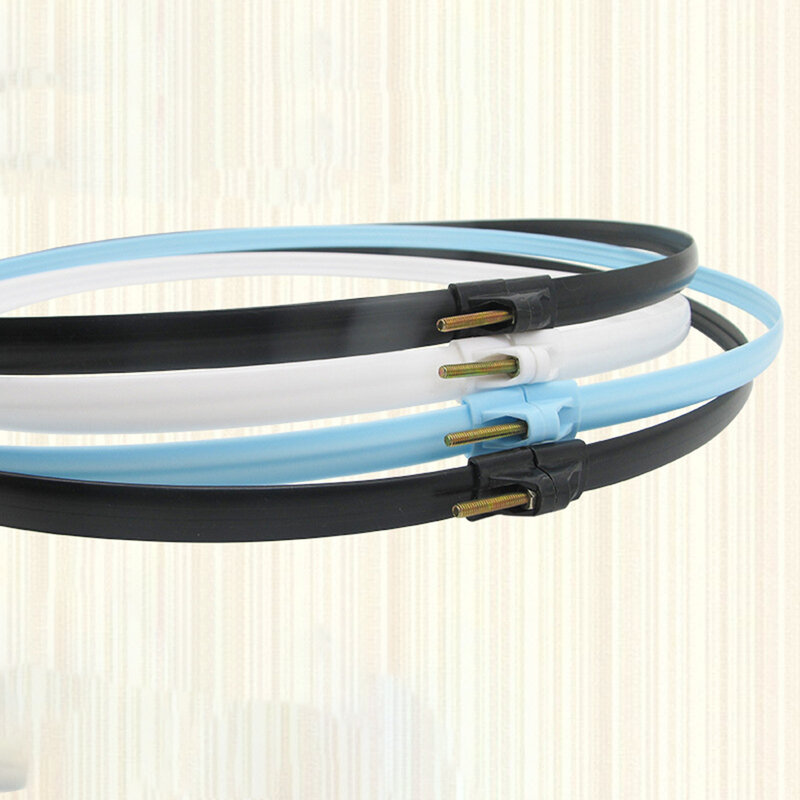 Kisi kipas listrik cincin jaring tetap baru 127.5cm panjang terbuka 14 inci 2 buah plastik putih/biru/hitam