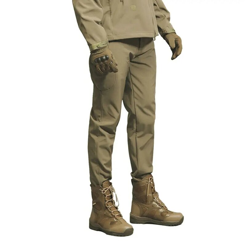 Водонепроницаемые мужские брюки с мягкой оболочкой, ветрозащитные военные брюки, армейские охотничьи износостойкие теплые брюки