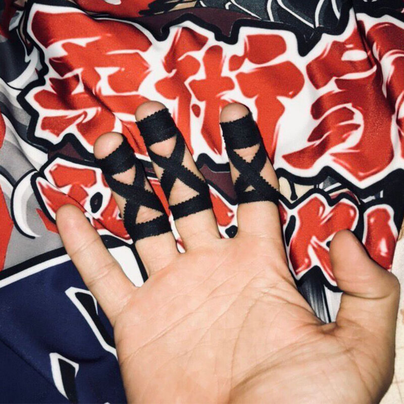 Jiu-Jitsu vendaje elástico de protección para los dedos, cinta autoadhesiva deportiva BJJ, soporte de logotipo personalizado, envío directo