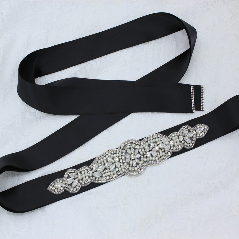 Cintura da donna, cintura di cristallo, accessori per abiti da sposa, cintura da sposa con strass, forniture per matrimoni