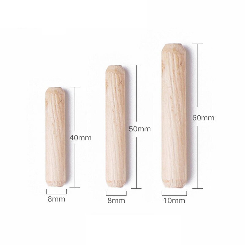 Tasselli in legno duro tasselli in legno accessori smussati smussati perno scanalato scanalato tasselli in legno di faggio